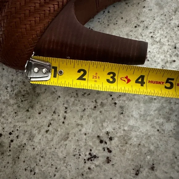 Tan Woven Knee-High Boots - Picture 7 of 7